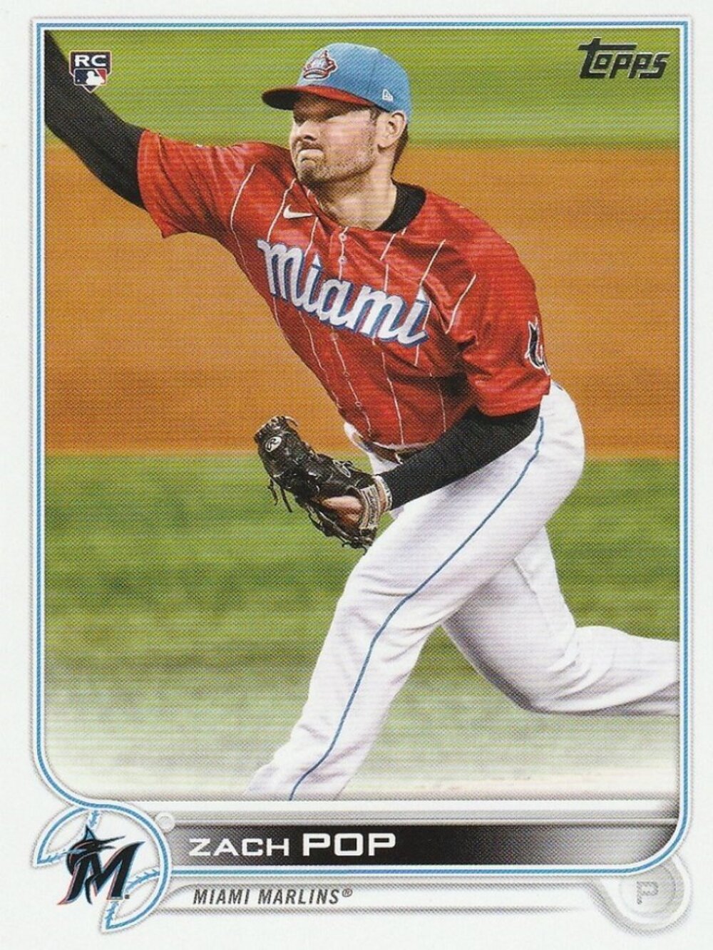 Zach Pop - 2022 Topps Series 1 MLB Rookie Card